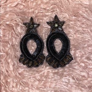 Black earrings